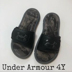 Boys Under Armour Slides